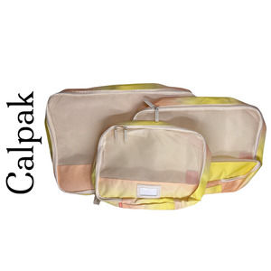 Calpak NWOT Lemonade Packing Cubes Set of 3